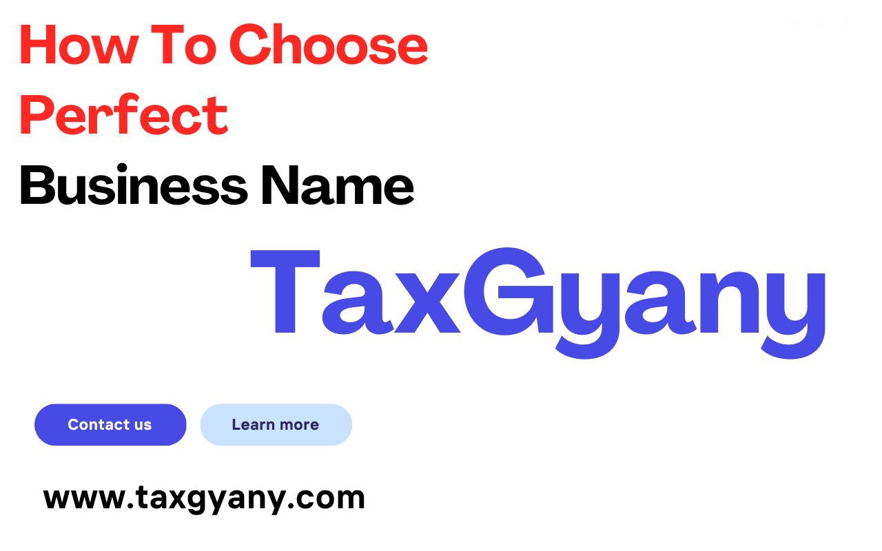 how to choose perfect business name