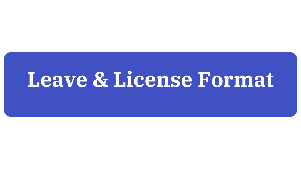 Leave & License Format