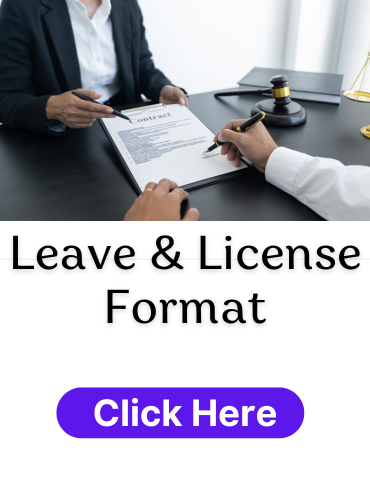 Leave & License Format