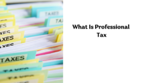 What Is Professional Tax