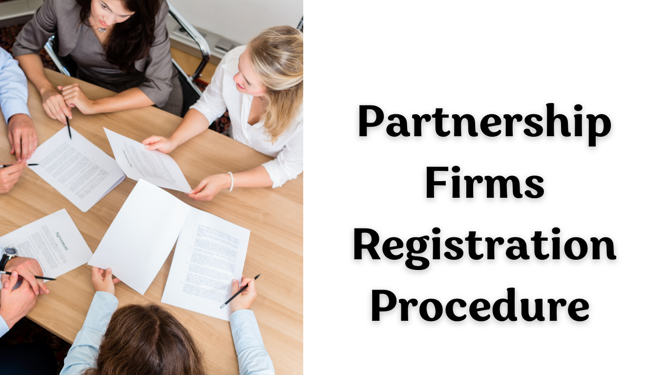 Partnership Firms Registration Procedure