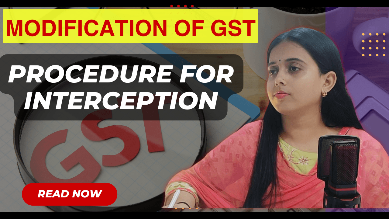 Modification of GST Procedure for Interception