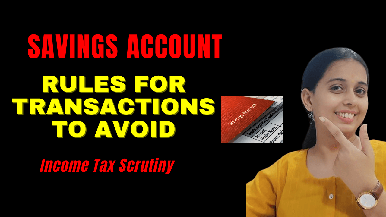 Rules for Transactions to Avoid Income Tax Scrutiny