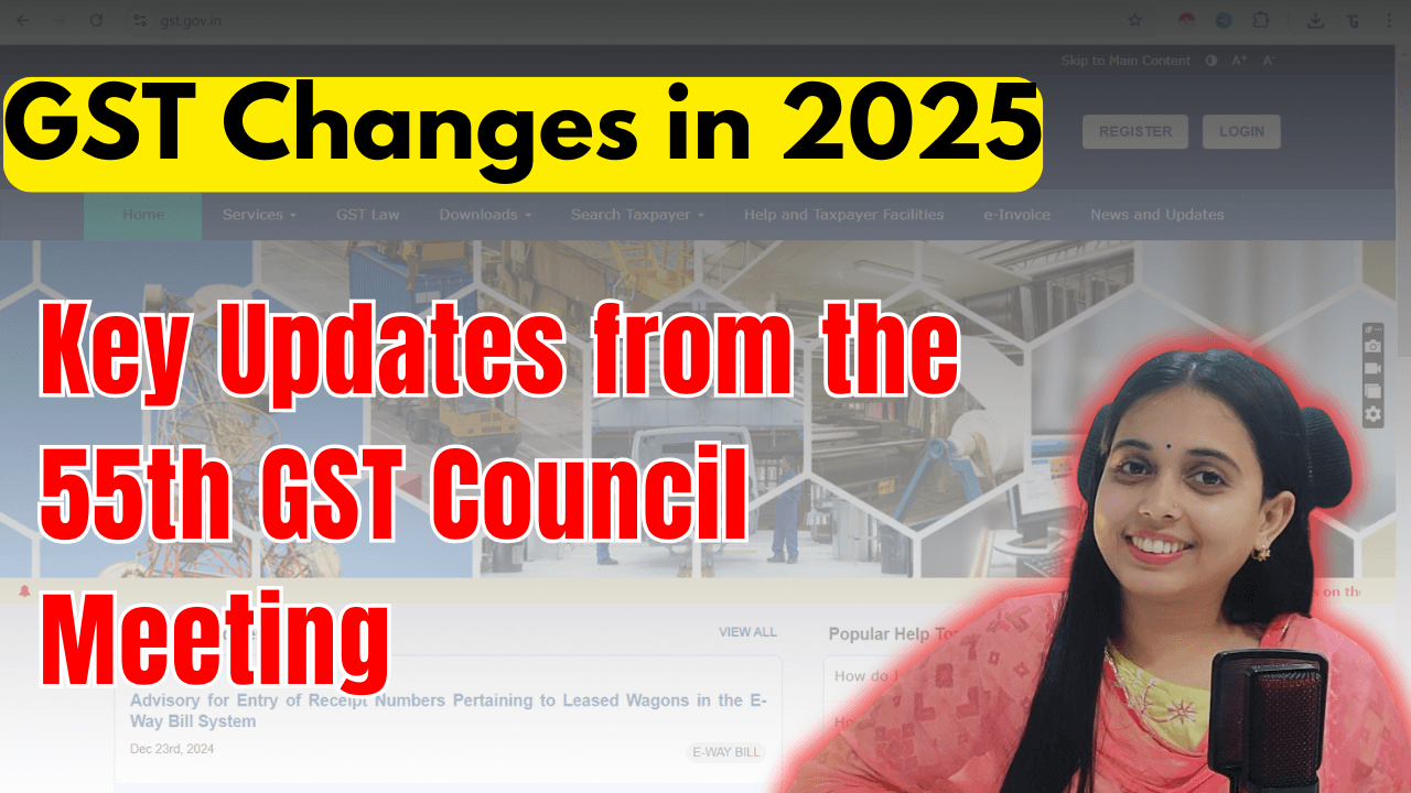 Key Updates from the 55th GST Council Meeting