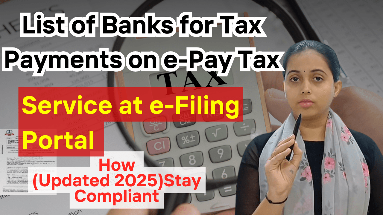List of Banks for Tax Payments on e-Pay Tax